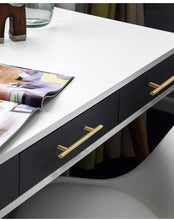 Load image into Gallery viewer, 20 PCS Set Brushed Gold Kitchen Handle Stainless Steel T Bar Door Pull 76mm 96mm Cabinet Knobs and Handles Black Furniture Handle Stainless Steel Kitchen Cupboard Handles Cabinet Handles
