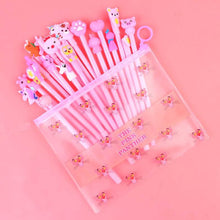 Load image into Gallery viewer, 20-Piece: Cute Gel Cartoon Pen Set
