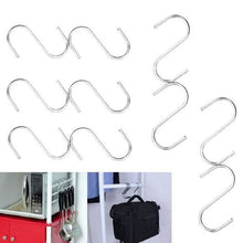 Load image into Gallery viewer, 20-Piece: Household Holder Kitchen Stainless Steel S Shaped Hooks
