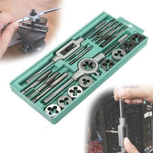 Load image into Gallery viewer, 20-Piece: Metric Hand Tap and Die Set
