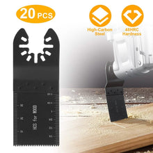 Load image into Gallery viewer, 20-Pieces Set: Saw Blade Metal Oscillating Multitool Cutter Fit
