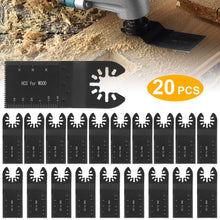 Load image into Gallery viewer, 20-Pieces Set: Saw Blade Metal Oscillating Multitool Cutter Fit
