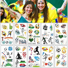 Load image into Gallery viewer, 20 Sheet 2022 Football World Cup Football Sports Face Sticker
