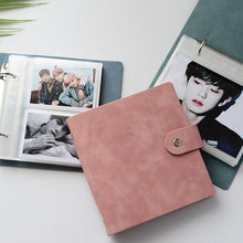 Load image into Gallery viewer, 200 Pockets PVC Portable Photo Album PU Leather Album for Mini photo &amp; Name Card 7s 8 25 50s Album for Photos Book Gifts For Friends And Coin Collectors
