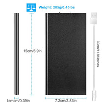 Load image into Gallery viewer, 20000mAh Power Bank Ultra Thin External Battery Pack
