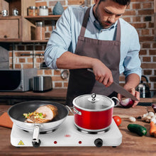 Load image into Gallery viewer, 2000W Portable Double Electric Burner
