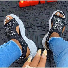 Load image into Gallery viewer, Elegant Women Sandals Comfort Summer Stretch Fabric Durable Material Modern Design For Womens
