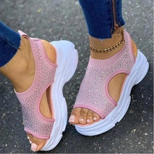 Load image into Gallery viewer, Elegant Women Sandals Comfort Summer Stretch Fabric Durable Material Modern Design For Womens

