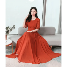 Load image into Gallery viewer, Fashion Luxury Long Chiffon Trendy Dress - Cute Fashion Women Dresses for Women
