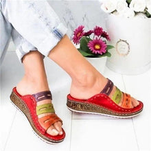 Load image into Gallery viewer, 2021 New Fashion Summer Women Slippers fashion Sandals women Shoes Platform Wedges Sandals
