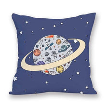 Load image into Gallery viewer, 2021 New Space Home Pillow Universe Sun Planet Pillows Decorative Throw Pillow Cover Universe Outer Space Planets Star Pillow Case Pillow Cushion Covers Decorative Pillow Spaceship Cover

