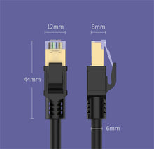 Load image into Gallery viewer, 2021 Super Fast CAT8 Ethernet Cable RJ45 Lan Cable FTP Network Cable For RJ45 Cat8 Compatible Patch Cord Modem Router Cable Ethernet High Speed For Router TV Set
