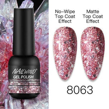 Load image into Gallery viewer, NEW TREND Modern fashion Red Gel Nail Polish For Nails  Permanent UV LED 8ml Matte Glossy High Quality Fashion Design For Women and Ladies
