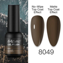 Load image into Gallery viewer, NEW TREND Modern fashion Red Gel Nail Polish For Nails  Permanent UV LED 8ml Matte Glossy High Quality Fashion Design For Women and Ladies
