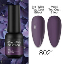 Load image into Gallery viewer, NEW TREND Modern fashion Red Gel Nail Polish For Nails  Permanent UV LED 8ml Matte Glossy High Quality Fashion Design For Women and Ladies
