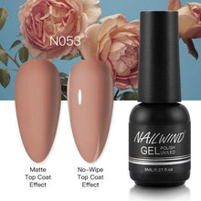 Load image into Gallery viewer, NEW TREND Modern fashion Red Gel Nail Polish For Nails  Permanent UV LED 8ml Matte Glossy High Quality Fashion Design For Women and Ladies
