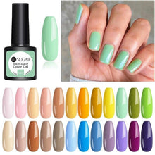 Load image into Gallery viewer, 2022 Modern Spring Green Gel Nail Polish Colorful UV LED  Long Lasting Varnish Modern High Quality Design For Girls and Womens
