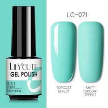 Load image into Gallery viewer, 2022 New Fashion Purple Womens Nail Gel 7ml Permanent UV LED Base Matte Glossy Luxury Colorful Effect Nail Gel for Women and Girls
