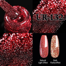 Load image into Gallery viewer, 2022 New Reflective Glitter Nail Gel 8ml  Permanent UV/LED Glossy Effect Popular Diamond Nail Gel Design For Womens
