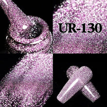 Load image into Gallery viewer, 2022 New Reflective Glitter Nail Gel 8ml  Permanent UV/LED Glossy Effect Popular Diamond Nail Gel Design For Womens
