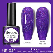 Load image into Gallery viewer, 2022 New Reflective Glitter Nail Gel 8ml  Permanent UV/LED Glossy Effect Popular Diamond Nail Gel Design For Womens

