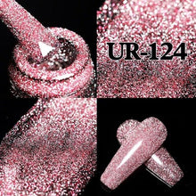 Load image into Gallery viewer, 2022 New Reflective Glitter Nail Gel 8ml  Permanent UV/LED Glossy Effect Popular Diamond Nail Gel Design For Womens
