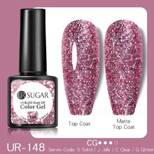 Load image into Gallery viewer, 2022 New Reflective Glitter Nail Gel 8ml  Permanent UV/LED Glossy Effect Popular Diamond Nail Gel Design For Womens

