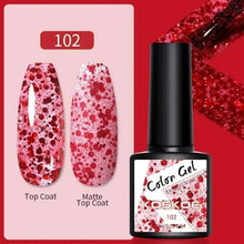 Load image into Gallery viewer, Spring Summer Nail Gel Polish Colorful UV LED Diamond Stylish Glossy and Matte Fashion Design For Womens
