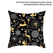 Load image into Gallery viewer, 2022 Santa Claus Christmas Pillowcase Decor For Home Christmas Throw Pillow Covers Decorative Snowman Santa Claus Pillow Covers Linen Cushion Cover Couch Pillow Cases Merry Christmas Ornament Xmas Gifts 45x45CM
