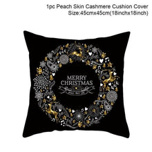 Load image into Gallery viewer, 2022 Santa Claus Christmas Pillowcase Decor For Home Christmas Throw Pillow Covers Decorative Snowman Santa Claus Pillow Covers Linen Cushion Cover Couch Pillow Cases Merry Christmas Ornament Xmas Gifts 45x45CM
