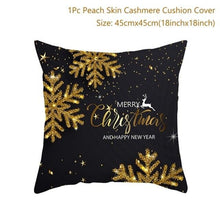 Load image into Gallery viewer, 2022 Santa Claus Christmas Pillowcase Decor For Home Christmas Throw Pillow Covers Decorative Snowman Santa Claus Pillow Covers Linen Cushion Cover Couch Pillow Cases Merry Christmas Ornament Xmas Gifts 45x45CM
