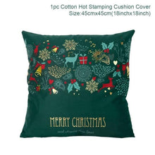Load image into Gallery viewer, 2022 Santa Claus Christmas Pillowcase Decor For Home Christmas Throw Pillow Covers Decorative Snowman Santa Claus Pillow Covers Linen Cushion Cover Couch Pillow Cases Merry Christmas Ornament Xmas Gifts 45x45CM
