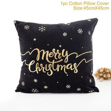 Load image into Gallery viewer, 2022 Santa Claus Christmas Pillowcase Decor For Home Christmas Throw Pillow Covers Decorative Snowman Santa Claus Pillow Covers Linen Cushion Cover Couch Pillow Cases Merry Christmas Ornament Xmas Gifts 45x45CM
