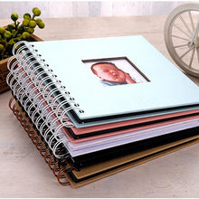 Load image into Gallery viewer, 20page DIY Photo album Baby Growth Beautifully Decorated Paper Album Kids Memory Book Scrapbooking Polaroid Book Album Gifts For New Parents Baby Shower

