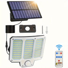 Load image into Gallery viewer, 210LED Super Bright Motion Sensor Solar Strong Power LED Garden Wall Lamp
