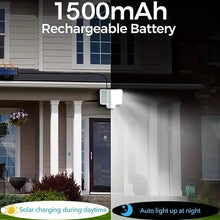 Load image into Gallery viewer, 210LED Super Bright Motion Sensor Solar Strong Power LED Garden Wall Lamp
