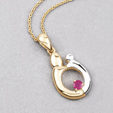Load image into Gallery viewer, 0.20 Carat Genuine Ruby .925 Sterling Silver Pendant
