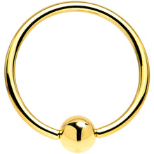 Load image into Gallery viewer, 16G 9/16 Solid 14K Yellow Gold BCR Captive Ring
