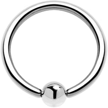 Load image into Gallery viewer, 16G 3/8 Solid 14K White Gold BCR Captive Ring
