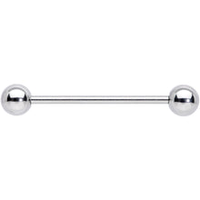 Load image into Gallery viewer, 14G STEEL BARBELL Ring 1 inch 6mm
