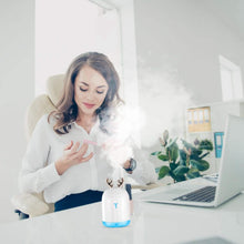 Load image into Gallery viewer, 220ml Cool Mist Humidifier Ultrasonic Air Diffuser Atomizer with 7 Color
