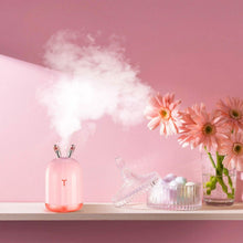 Load image into Gallery viewer, 220ml Cool Mist Humidifier Ultrasonic Air Diffuser Atomizer with 7 Color
