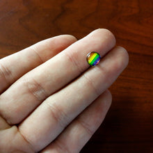 Load image into Gallery viewer, Surgical Steel RAINBOW Gay Pride Barbell
