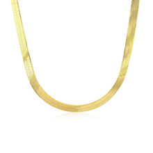 Load image into Gallery viewer, 6.0mm 14k Yellow Gold Super Flex Herringbone Chain
