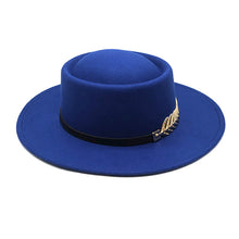 Load image into Gallery viewer, Autumn Winter Women Men  Vintage Fedora Women's Foldable Short Brim  Floppy Hat Gentleman Elegant Warm Hats Lady Party Luxury Caps Classic Summer Beach Sun Hat
