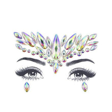Load image into Gallery viewer, 23 Sets Glitter Face Jewels Sticker Temporary Party Face Makeup Tattoo Face Gems Glitter Face Jewels Crystal Stickers For Womens
