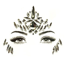 Load image into Gallery viewer, 23 Sets Glitter Face Jewels Sticker Temporary Party Face Makeup Tattoo Face Gems Glitter Face Jewels Crystal Stickers For Womens
