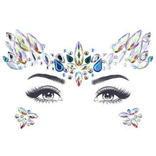 Load image into Gallery viewer, 23 Sets Glitter Face Jewels Sticker Temporary Party Face Makeup Tattoo Face Gems Glitter Face Jewels Crystal Stickers For Womens
