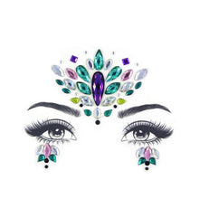Load image into Gallery viewer, 23 Sets Glitter Face Jewels Sticker Temporary Party Face Makeup Tattoo Face Gems Glitter Face Jewels Crystal Stickers For Womens
