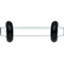 Load image into Gallery viewer, 12G Clear Acrylic Plug Set of 2
